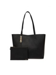 DKNY Torebka R52AKG54 Czarny. Czarne torebki klasyczne DKNY, bez wzorów, ze skóry, bez dodatków. Za 1,229.00 zł.