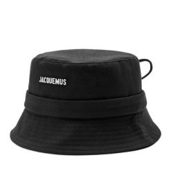 Kapelusz JACQUEMUS. Czarne kapelusze JACQUEMUS, bez wzorów. Za 559.99 zł.