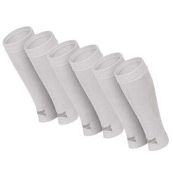 Getry Piłkarskie Bez Stopy Pro - 6 par - Biały. Białe legginsy sportowe XTREME SOCKSWEAR, bez wzorów, z materiału, na fitness i siłownię. Za 210.49 zł.