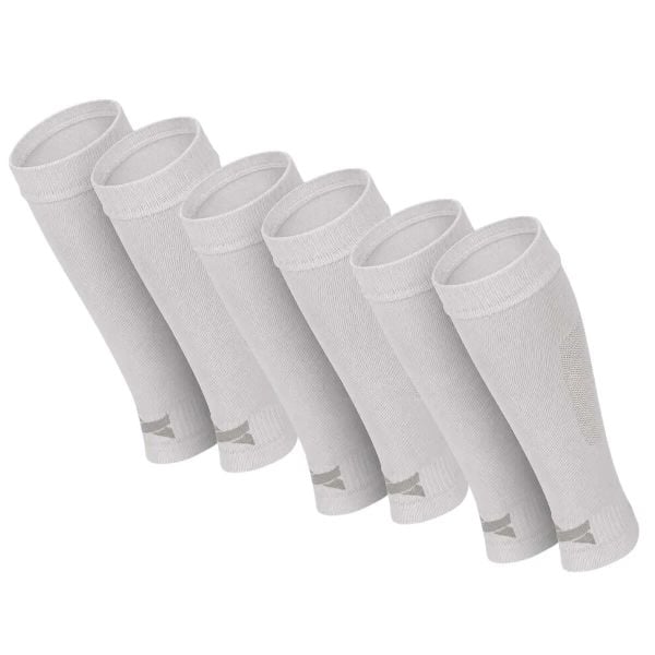Getry Piłkarskie Bez Stopy Pro - 6 par - Biały. Białe legginsy sportowe XTREME SOCKSWEAR, bez wzorów, z materiału, na fitness i siłownię. Za 210.49 zł.