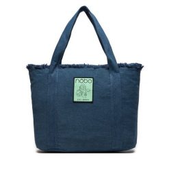Torebka Nobo. Niebieskie shopper Nobo, bez wzorów, bez dodatków. Za 122.99 zł.