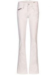 Herrlicher Dżinsy "Pearl" - Bootcut fit - w kolorze kremowym rozmiar: W27/L34. Brązowe jeansy Herrlicher, l, bez wzorów. Za 197.63 zł.