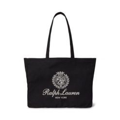 Torebka Polo Ralph Lauren. Czarne shopper Polo Ralph Lauren, bez wzorów, bez dodatków. Za 519.99 zł.