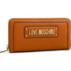Duży Portfel Damski LOVE MOSCHINO - JC5621PP17LD0200 Cuoio. Brązowe portfele Love Moschino, bez wzorów, ze skóry ekologicznej. W wyprzedaży za 279.00 zł.