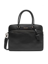Nine West Torba na laptopa CEO-EMMA-LA482-2847 Czarny. Czarne torby na laptopa Nine West, bez wzorów, z materiału. Za 249.99 zł.