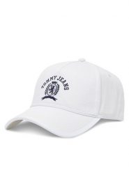 Tommy Jeans Czapka z daszkiem Cool Summer AW0AW17315 Écru. Czapki Tommy Jeans, bez wzorów, z bawełny. Za 109.99 zł.