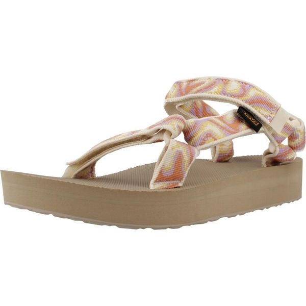 Sandały TEVA W MIDFORM UNIVER Brązowy. Brązowe sandały Teva, bez wzorów, z tkaniny, bez obcasa, bez zapięcia. Za 292.99 zł.