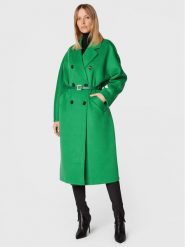 Imperial Płaszcz przejściowy KH36ECJ Zielony Regular Fit. Zielone płaszcze Imperial, l, bez wzorów, z syntetyku, bez kaptura. Za 739.99 zł.