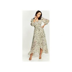 Sukienka maxi z falbaną. Czarne sukienki Bird, bez wzorów, bez kołnierzyka, bez ramiączek, maxi. Za 553.00 zł.