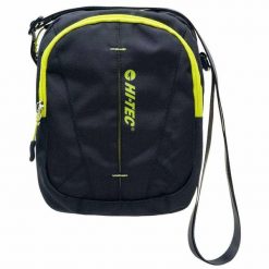Torba Na Ramię Unisex Dla Dorosłych Logo Saquet. Czarne torby na ramię Hi-tec, bez wzorów, sportowe, na ramię, bez dodatków. Za 70.99 zł.
