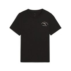 Młodzieżowa koszulka PUMA Class z grafiką PUMA Black. Czarna bluzki Puma, m, bez wzorów, młodzieżowe, bez kołnierzyka, bez ramiączek. Za 89.00 zł.