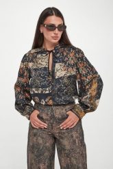 Bluzka damska ze wzorem LIU JO. Bluzki Liu Jo, bez wzorów, bez kołnierzyka, bez ramiączek. Za 719.00 zł.