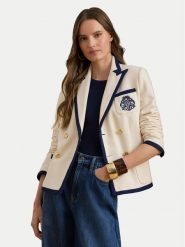 LAUREN RALPH LAUREN Marynarka 200P09081001 Beżowy Slim Fit. Brązowe marynarki i żakiety Lauren Ralph Lauren, bez wzorów, z bawełny. Za 1,599.00 zł.