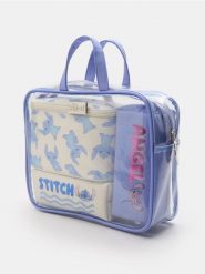 Kosmetyczka 4 pack Stitch - wielobarwny. Kufry i kosmetyczki Sinsay, bez wzorów, bez dodatków. Za 49.99 zł.