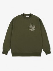 MANTO bluza SOCIETY khaki. Zielone bluzy MANTO, m, bez wzorów, z bawełny, bez kaptura. Za 269.99 zł.