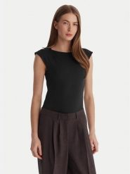 Marella Body Vigile 2615941021 Czarny Slim Fit. Czarne body Marella, xxl, bez wzorów, z syntetyku. Za 329.99 zł.