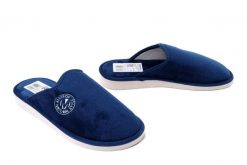 METEOR 108 Relax granatowy, kapcie damskie. Niebieskie obuwie domowe Meteor, bez wzorów, bez zapięcia. Za 44.99 zł.