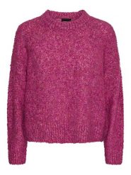 Pieces Sweter w kolorze różowym rozmiar: XS. Różowe swetry Pieces, xs, bez wzorów, z wełny, bez ramiączek. Za 52.79 zł.