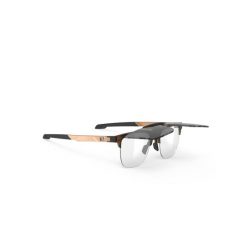 Okulary Rudy Project INKAS FLIP UP XL HALF RIM SHAPE B DEMI TURTLE SMOKE BLACK. Brązowe okulary przeciwsłoneczne Rudy Project, bez wzorów, sportowe. W wyprzedaży za 875.00 zł.