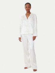 Guess Piżama O5BX05 W4732 Écru Regular Fit. Piżamy Guess, z aplikacjami, z syntetyku, bez ramiączek. Za 569.99 zł.