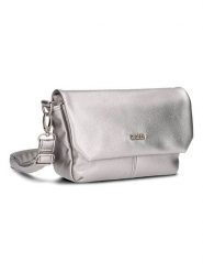 Zwei Torebka w kolorze srebrnym - 15 x 9 cm rozmiar: onesize. Szare torby na ramię Zwei, bez wzorów, z materiału, na ramię, bez dodatków. Za 167.28 zł.