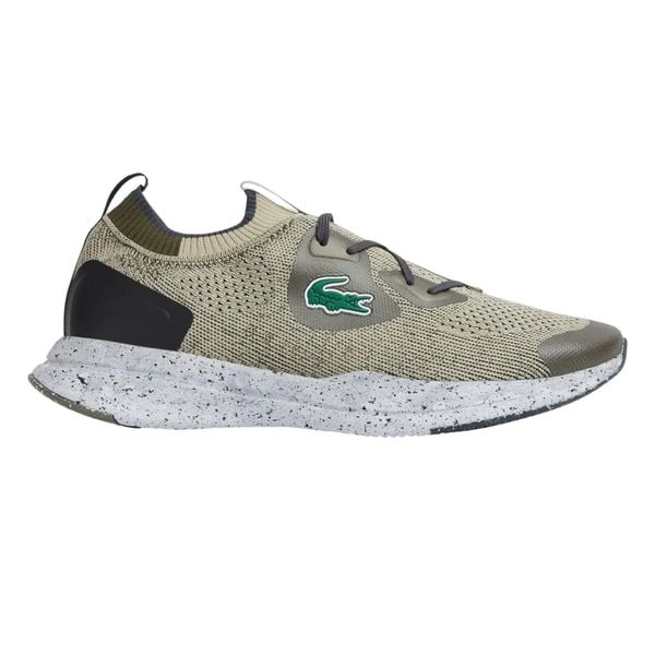 Buty do chodzenia damskie Lacoste Neo Run. Brązowe trekkingi Lacoste, z gumy, do biegania. Za 267.00 zł.