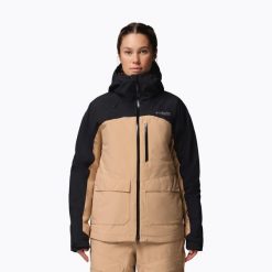 Kurtka narciarska damska Columbia Highland Summit III Insulated. Brązowe kurtki narciarskie Columbia, bez wzorów, bez kaptura, narciarskie. Za 999.99 zł.