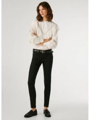 Pepe Jeans Dżinsy "Soho" - Skinny fit - w kolorze antracytowym rozmiar: W28/L32. Czarne jeansy Pepe Jeans, l, z aplikacjami. Za 217.99 zł.