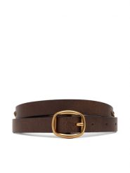 PINKO Pasek Damski Dita H2 Belt 20251 PLT01 104796 A2GG Brązowy. Brązowe paski Pinko, bez wzorów, ze skóry. Za 459.99 zł.
