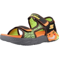 Sandały Skechers Model Creature-splash Kolor Czarny. Czarne sandały Skechers, bez wzorów, z materiału, bez obcasa, bez zapięcia. Za 263.00 zł.