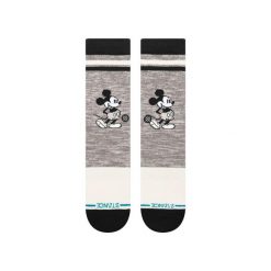 Skarpety Stance Vintage Mickey Crew. Szare skarpety Stance, bez wzorów. Za 70.99 zł.