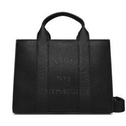 Torebka KARL LAGERFELD. Czarne torebki klasyczne KARL LAGERFELD, bez wzorów, bez dodatków. Za 849.99 zł.