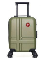 SWISS KOPPER Walizka "Uster" w kolorze khaki - 32 x 42 x 20 cm rozmiar: onesize. Brązowe walizki SWISS KOPPER, bez wzorów. Za 108.99 zł.