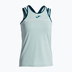 Koszulka tenisowa damska Joma Smash Tank Top. Niebieskie koszulki sportowe Joma, bez wzorów, bez ramiączek, tenisowe. Za 119.99 zł.