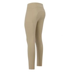 Damskie legginsy jeździeckie z pełną przyczepnością Euro-Star Enforce. Brązowe legginsy EURO-STAR, s, bez wzorów, ze skóry. Za 538.00 zł.
