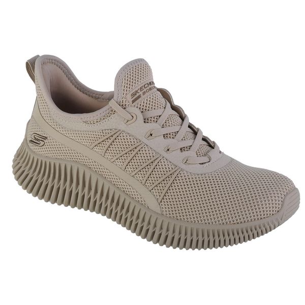 Buty sportowe Sneakersy damskie, Skechers Bobs Geo-New Aesthetics. Brązowe obuwie sportowe Skechers, bez zapięcia, trekkingowe, Skechers Sport. Za 249.99 zł.