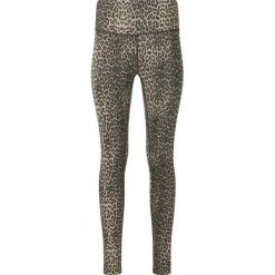 Damskie legginsy z nadrukiem Athlecia Windia. Brązowe legginsy Athlecia, bez wzorów. Za 192.00 zł.