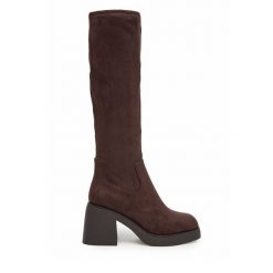 Kozaki Aldo. Brązowe kozaki Aldo, bez obcasa, na słupku, bez zapięcia. Za 529.99 zł.