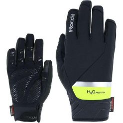 Roeckl Ranten 2 rękawice zimowe czarno-fluo żółte. Żółte rękawiczki Roeckl, bez wzorów, sportowe. Za 362.00 zł.