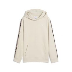 Młodzieżowa bluza z kapturem Essentials ze zwierzęcym nadrukiem PUMA. Biała bluzy Puma, m, bez wzorów, z bawełny, z kapturem. Za 184.00 zł.