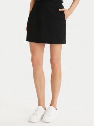 Calvin Klein Jeans Spódnica mini LV047F251G Czarny Slim Fit. Czarne spódnice Calvin Klein Jeans, m, bez wzorów, z jeansu, mini. Za 329.99 zł.