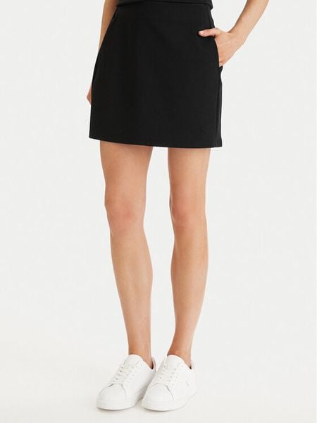 Calvin Klein Jeans Spódnica mini LV047F251G Czarny Slim Fit. Czarne spódnice Calvin Klein Jeans, xl, bez wzorów, z jeansu, mini. Za 210.99 zł.