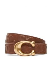 Coach Pasek Damski CD485 Brązowy. Brązowe paski Coach, bez wzorów, ze skóry. Za 449.99 zł.