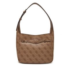Torebka Guess. Brązowe torebki klasyczne Guess, z aplikacjami, bez dodatków. Za 639.99 zł.