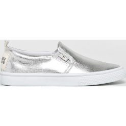 Trussardi Jeans - Tenisówki. Szare trampki Trussardi Jeans, bez wzorów, z gumy, bez zapięcia. W wyprzedaży za 299.90 zł.