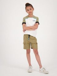 Messi Szorty dresowe w kolorze khaki rozmiar: 134/140. Brązowe szorty Messi, bez wzorów, z dresówki. Za 60.99 zł.