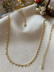 Luseera Pozłacany naszyjnik - dł. 45 cm rozmiar: onesize. Żółte naszyjniki Luseera, pozłacane. Za 43.99 zł.