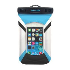 Wodoszczelna saszetka – przenośny dry bag Wattsup. Niebieskie torby na ramię WATTSUP, bez wzorów, sportowe, bez dodatków. Za 39.99 zł.