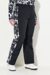 Damskie Spodnie funkcyjne HYPRAR wodoodporne paski na rzep osłona przeciwśnieżna. Czarne spodnie narciarskie Ulla Popken, plus size, bez wzorów, z elastanu, narciarskie. Za 599.99 zł.