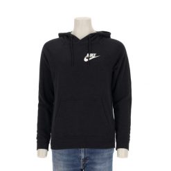 Second life - Nike bluza damska z kapturem - Jak nowy. Czarne bluzy sportowe Nike, l, bez wzorów, z materiału, z kapturem. Za 97.94 zł.